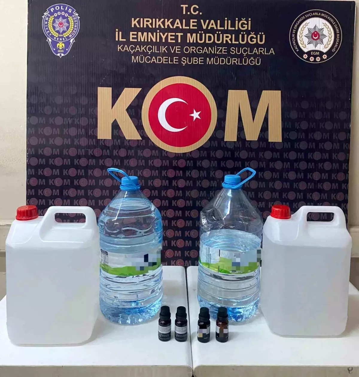 Kırıkkale’de Kaçak İçki Operasyonu