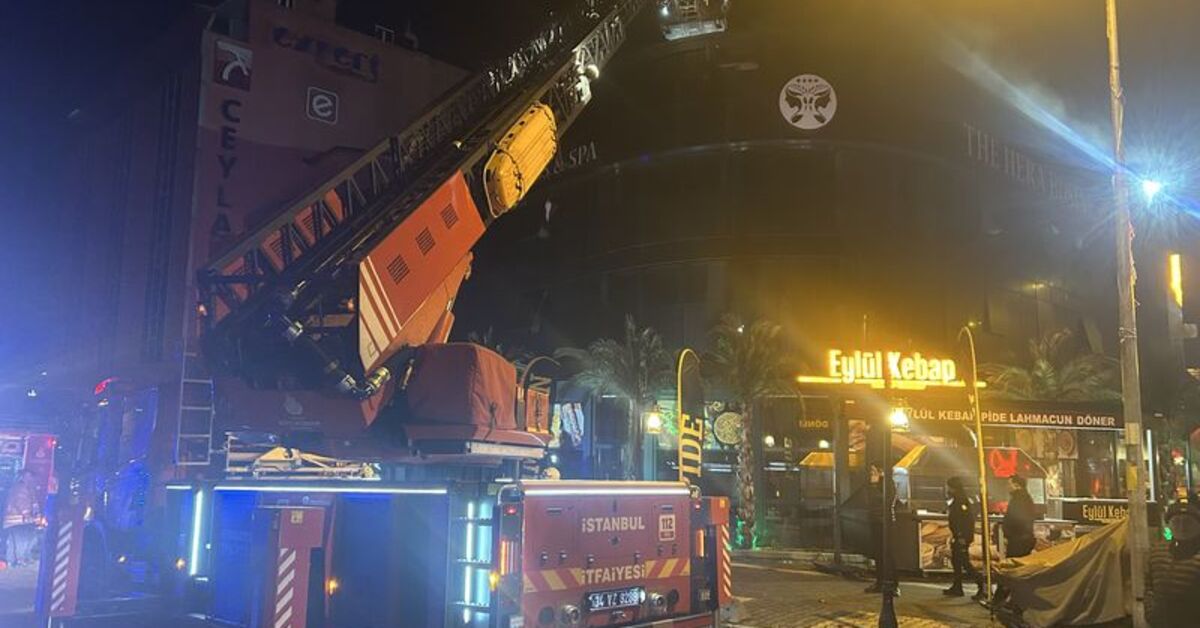 Ataşehir’de 3 katlı otelde yangın: 3’ü ağır 5 yaralı