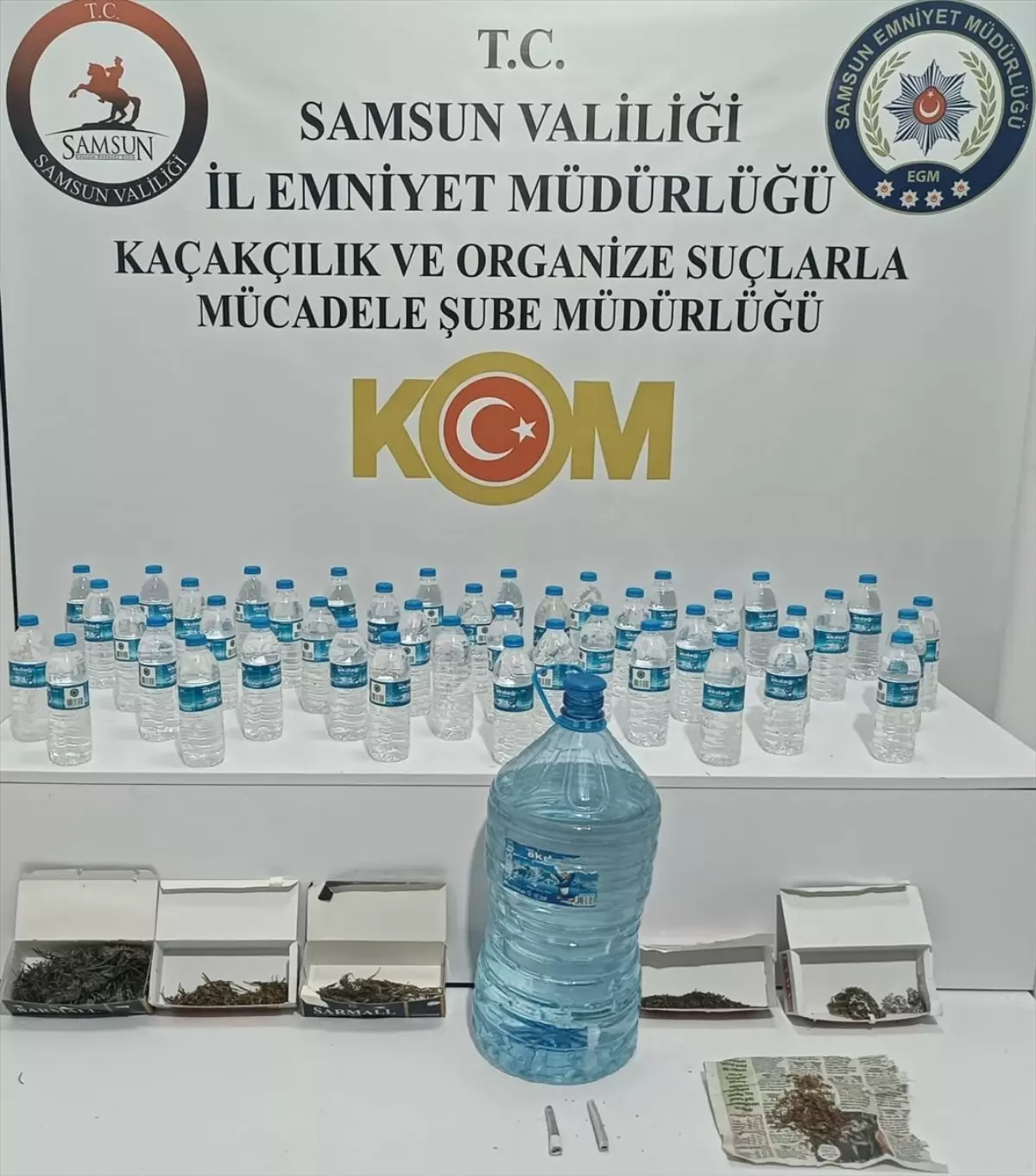 Samsun’da Sahte İçki Operasyonu