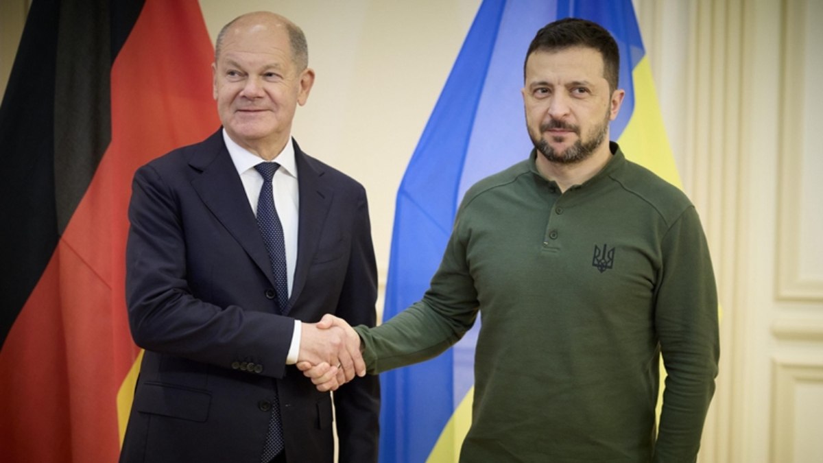 Almanya Başbakanı Scholz, Zelensky ile görüştü