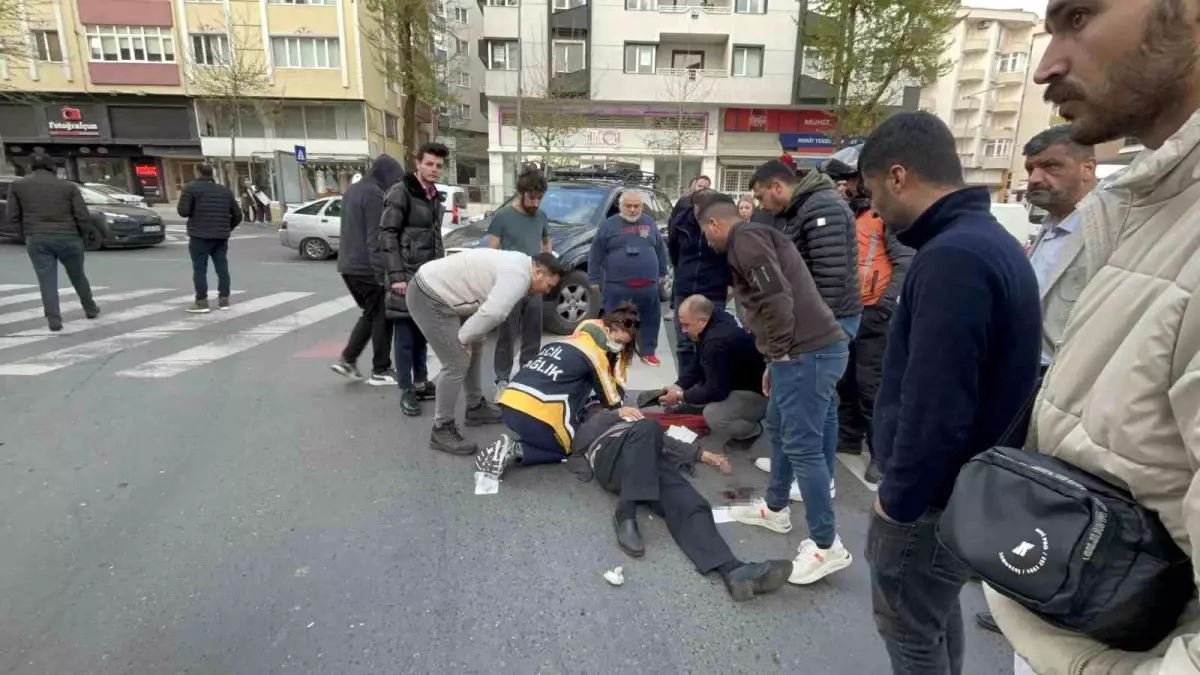 Alkollü Sürücü Yaya Geçidinde Yaşlıya Çarptı