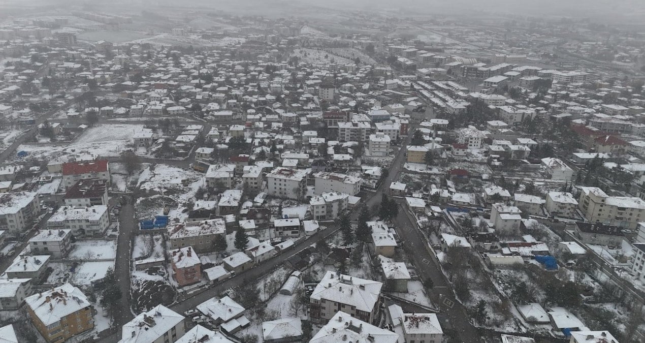 Çankırı’da kar yağışı etkili oluyor