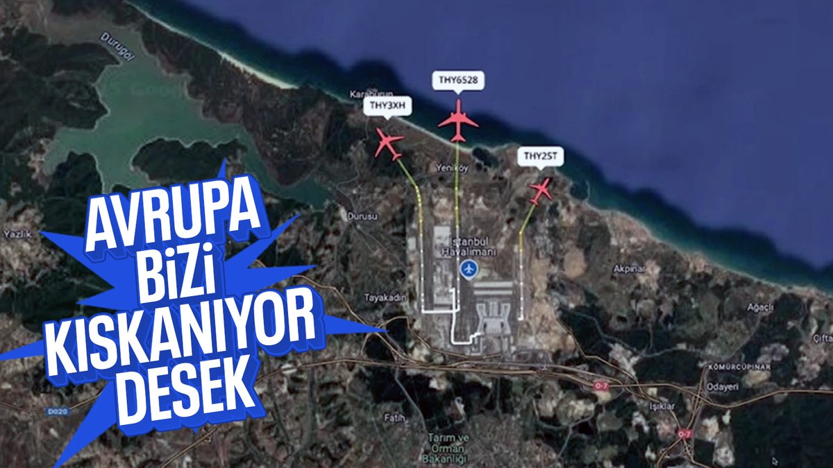 İstanbul Havalimanı “eş zamanlı üçlü bağımsız pist operasyonu” Avrupa basınında